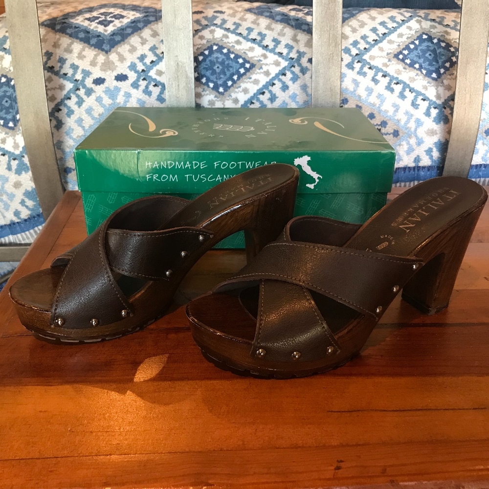 Leather Sandals, size 9